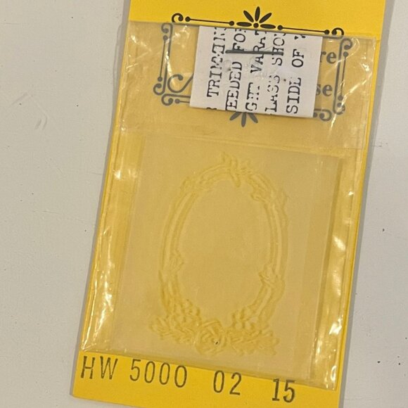 Dollhouse Miniature lot of 7, etched REAL glass window panes, NIB - Picture 1 of 4